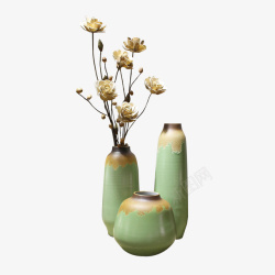 新中式花瓶摆件新中式创意摆件四高清图片