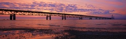 铁桥海上长桥背景高清图片
