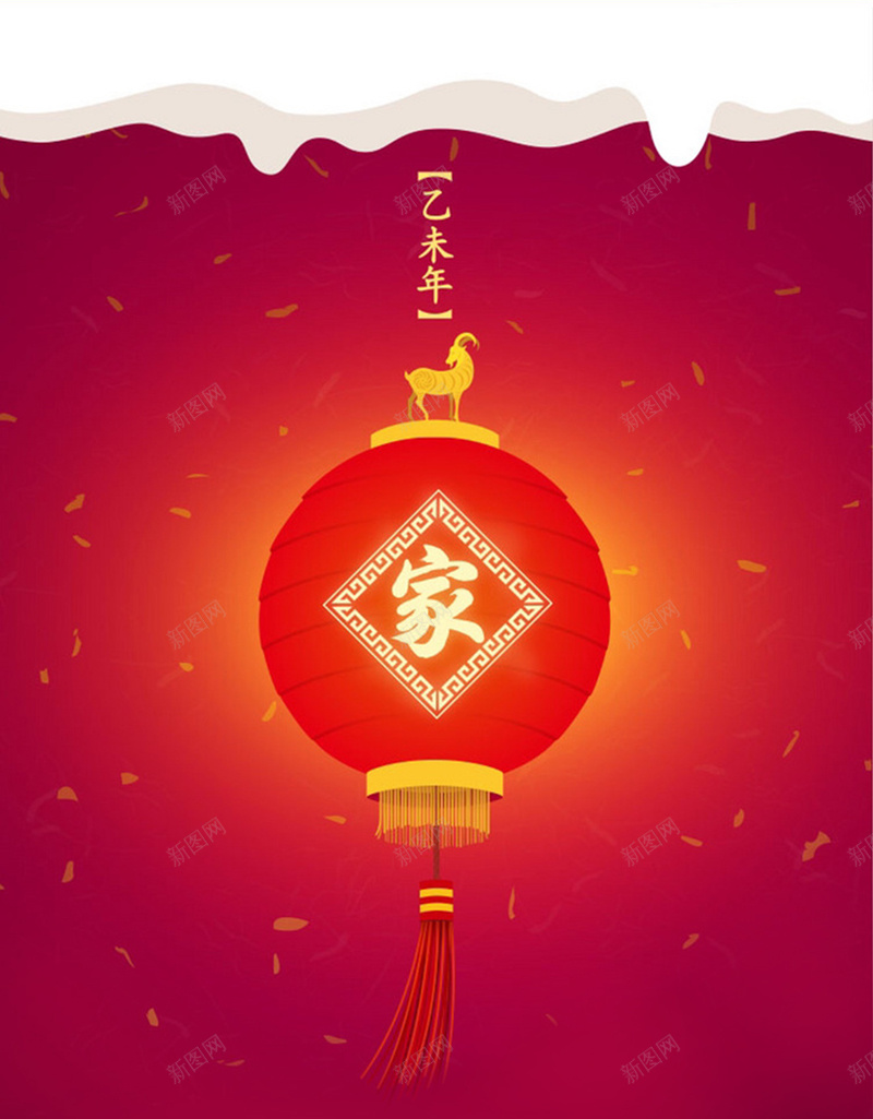 红色新年H5背景jpg设计背景_88icon https://88icon.com H5 新年 红色 背景