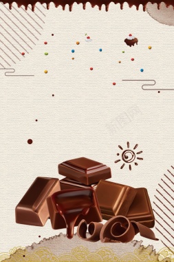 美味巧克力甜品甜食背景
