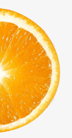 新鲜橙子片水果素材