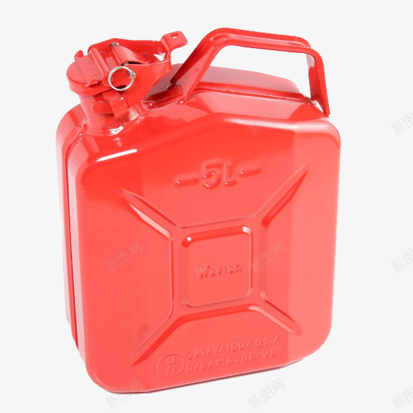红色容器水桶png免抠素材_88icon https://88icon.com 容器 机油桶 水桶 油桶