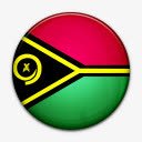国旗瓦努阿图国世界标志素材