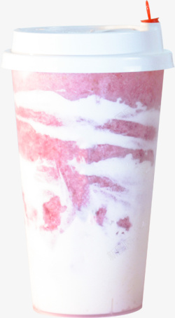 莓果微醺莓果鲜奶高清图片