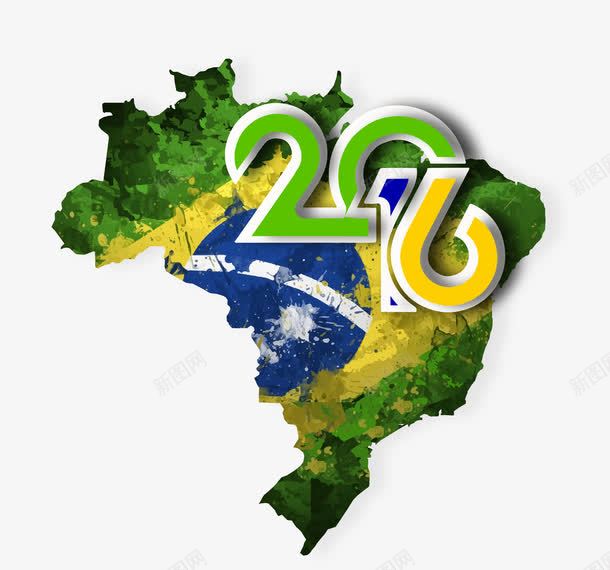 2016巴西里约地图png免抠素材_88icon https://88icon.com 2016 地图 巴西 里约
