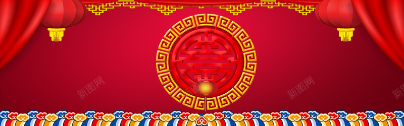 红色中国风海报背景图psd设计背景_88icon https://88icon.com 红色 中国风 海报 背景图 狂欢 舞台 灯笼 激情