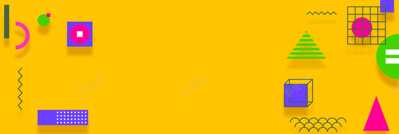 淘宝女装上新bannerpsd设计背景_88icon https://88icon.com 三角 冬季上新 冬季促销 冬季海报 几何 女装 换装 立方体 简约 黄色
