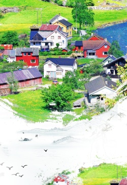 挪威风景挪威旅游出国旅游高清图片