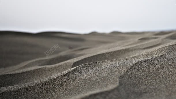 黑色沙丘近拍摄影背景