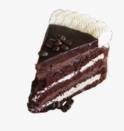 棕色巧克力蛋糕素材
