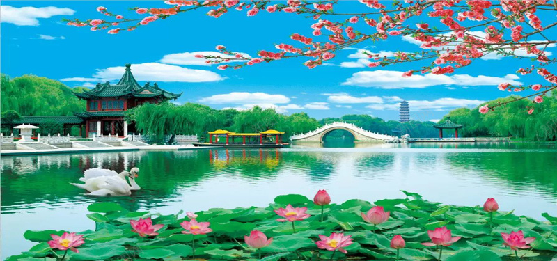 中国风风景背景图背景
