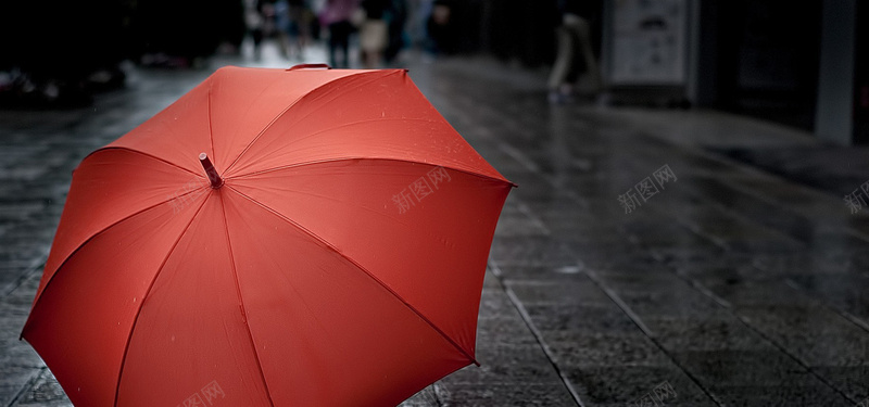 红伞背景图背景