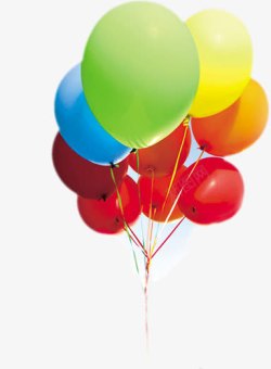彩色节日气球活动素材