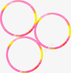 粉色漂亮圆环素材