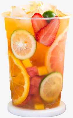 香橙水果茶超级水果茶高清图片