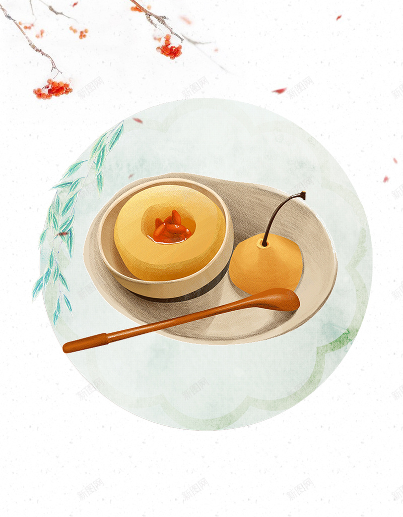 中国传统24节气美食海报背景psd设计背景_88icon https://88icon.com 24节气 中国 传统 惊蛰 海报 清新 简约 素材 美食 背景