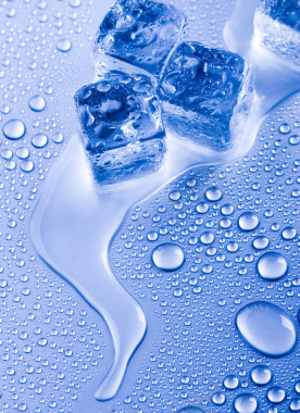 冰块清新H5背景背景