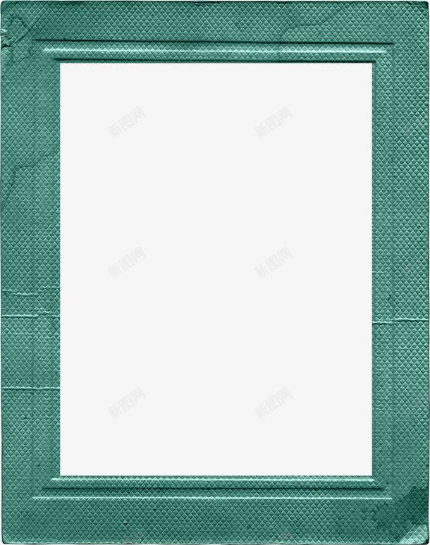 蓝色纹理牛皮纸复古相框png免抠素材_88icon https://88icon.com 复古 牛皮纸 相框 纹理 蓝色 边框