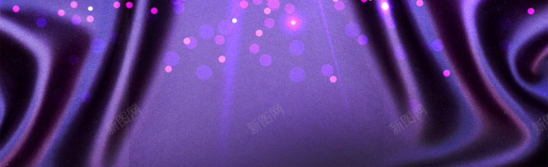 淘宝质感狂欢节日紫色电商banner背景