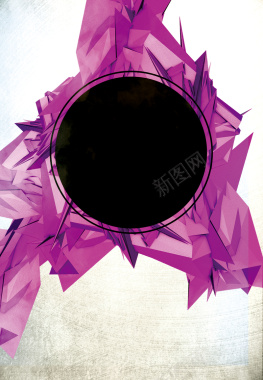 紫色几何图形背景素材背景