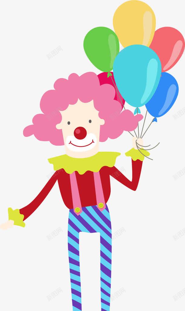 可爱微笑气球小丑png免抠素材_88icon https://88icon.com 4月1号 小丑 微笑表情 恶作剧 愚人节 气球小丑 马戏团