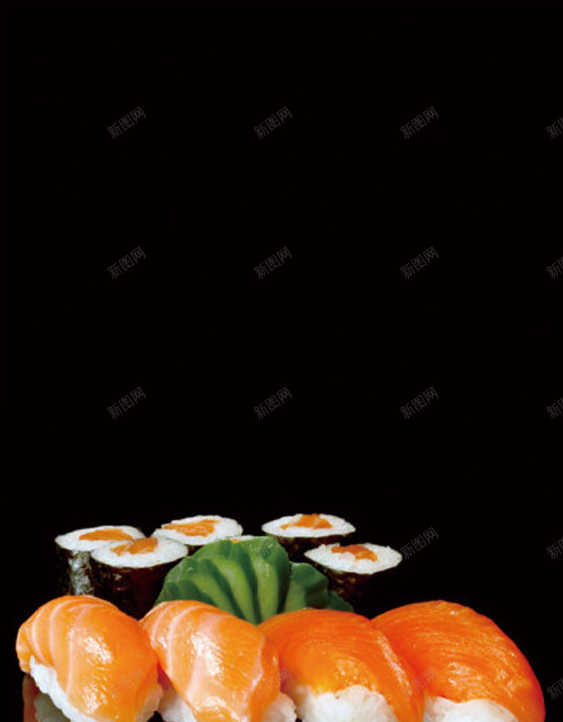 黑色简约寿司海鲜美食海报背景jpg设计背景_88icon https://88icon.com 三文鱼 寿司美食 海报背景 简约 美食促销 美食挂图 美食海报 美食背景 黑色 黑色背景