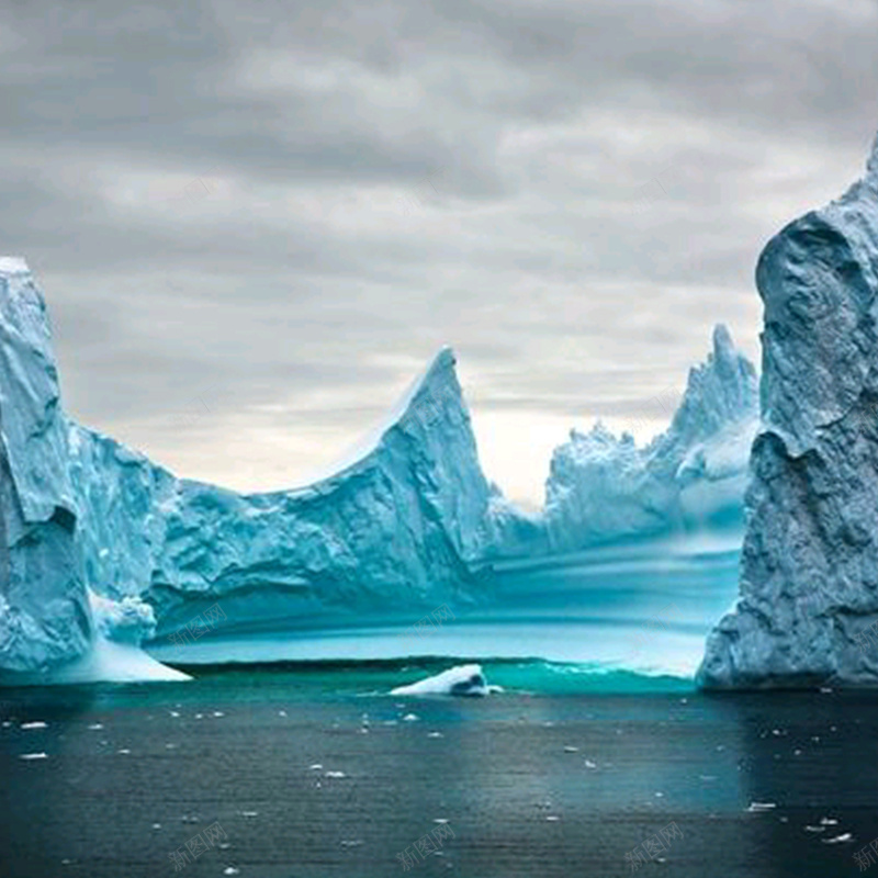 蓝色冰山背景jpg设计背景_88icon https://88icon.com 主图 大气冰山摄影前卫潮流 摄影 模型 风景