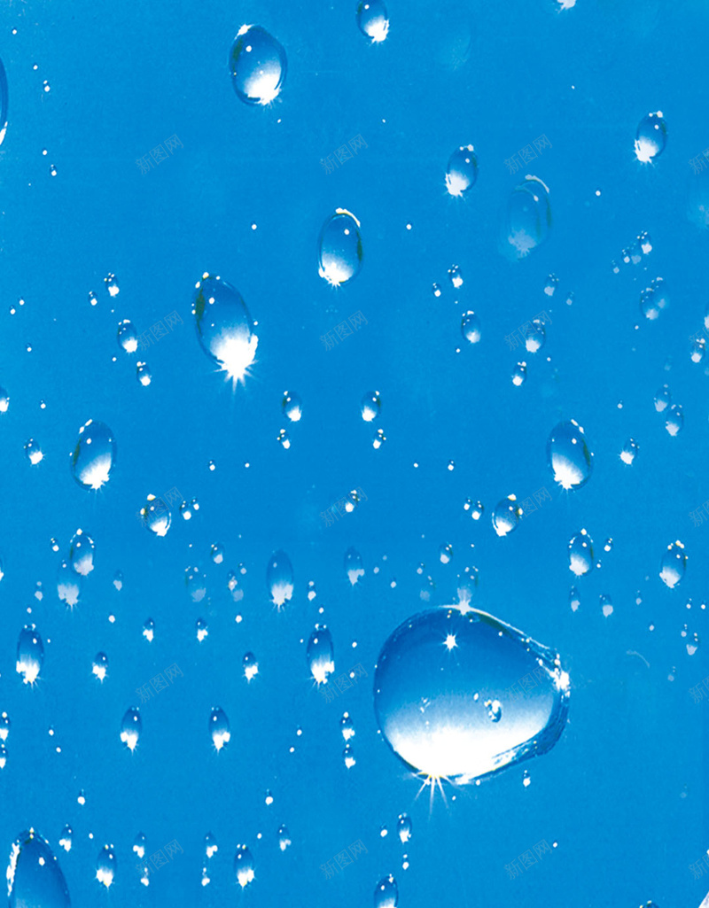 水珠冰块H5背景jpg设计背景_88icon https://88icon.com H5 h5 冰块 冰爽 小清新 文艺 水珠 简约 蓝色