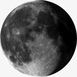 中秋月亮真图元素素材