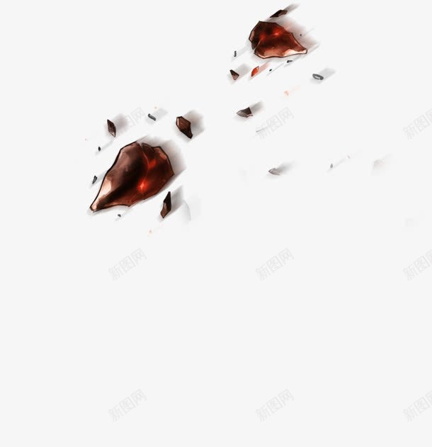 红色晶石漂浮装饰png免抠素材_88icon https://88icon.com 晶石 漂浮 红色 装饰