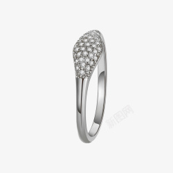 银色钻石戒指质感素材