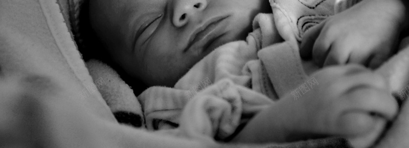 熟睡婴儿背景图背景