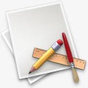Applix应用文件纸笔文件画素材