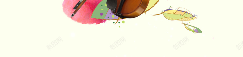 小提琴独奏的乐符背景素材psd设计背景_88icon https://88icon.com 小提琴 乐器 墨水 小鸟 提琴 墨迹 红色水染 叶子 音符 音乐