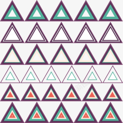 三角形图案矢量图素材
