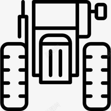 汽车发动机拖拉机图标图标