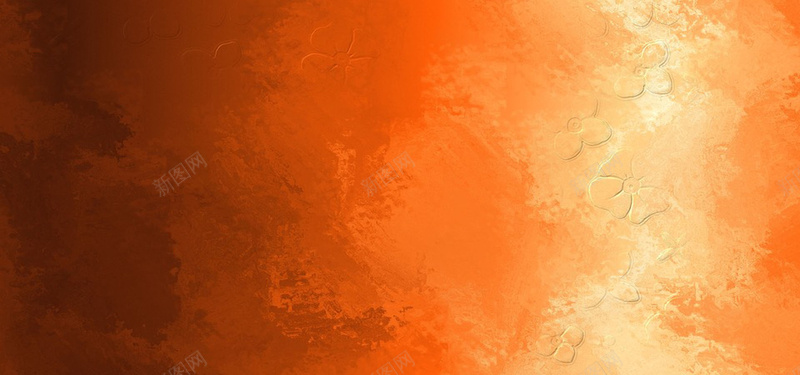 橙色纹理花式背景图背景