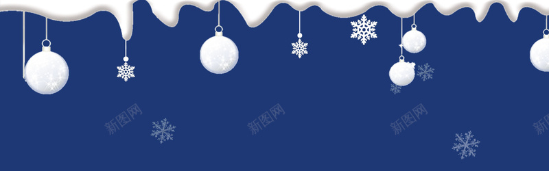 圣诞节蓝色可爱简约电商bannerpsd设计背景_88icon https://88icon.com 十二月二十五 可爱 圣诞节 电商活动 白雪 简约 蓝色 雪 雪球 雪花