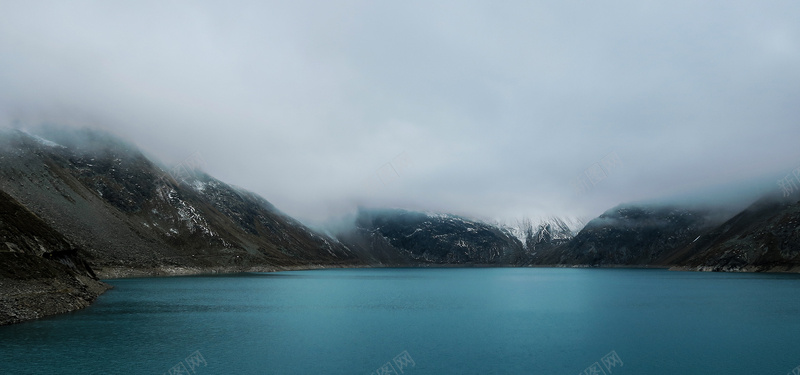 山水自然风景背景