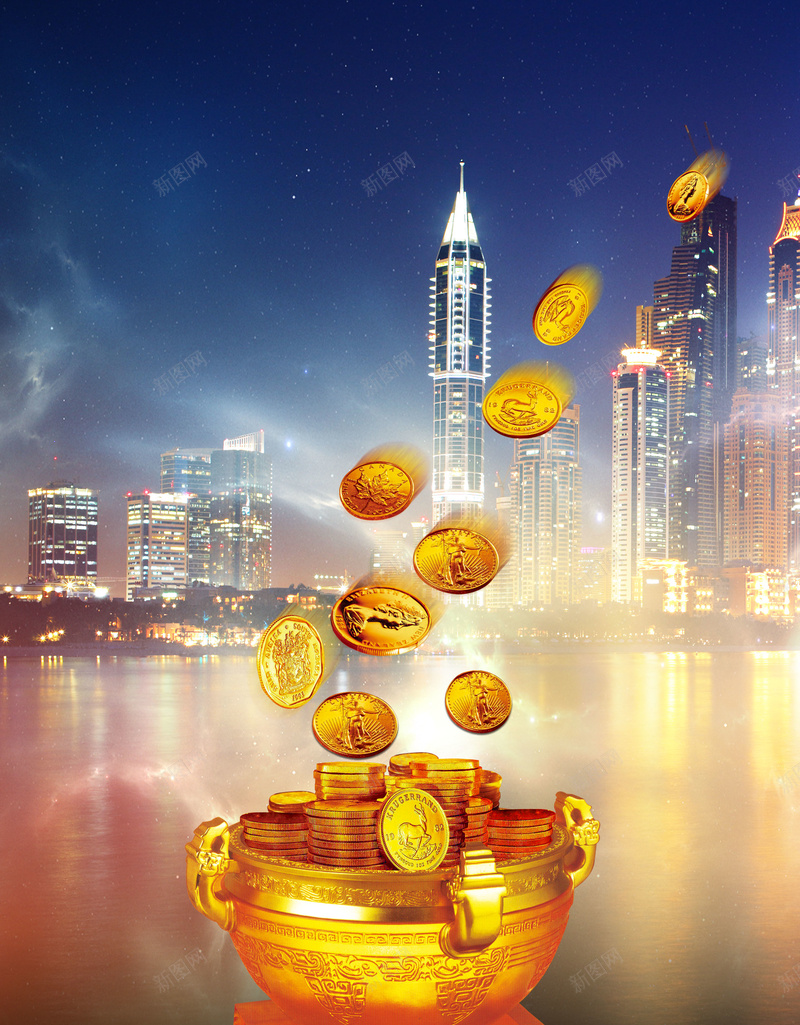 大气简约金币满天飞商务背景素材jpg设计背景_88icon https://88icon.com 大气背景 简约背景 大气 简约 金币 聚宝盆 建筑 商业 商务 商务背景 商业背景