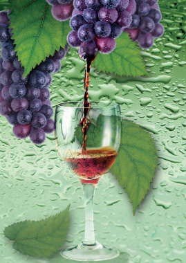 葡萄酒背景海报背景