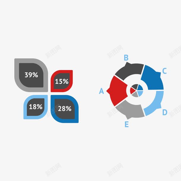 商务信息pptpng免抠素材_88icon https://88icon.com ppt图表 商务ppt 圆饼状图 网状图