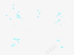 蓝色的光效合成效果素材