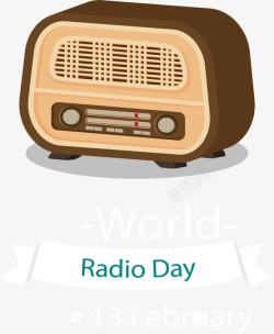 复古老式收音机素材