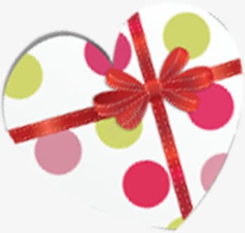 情人节心形礼盒png免抠素材_88icon https://88icon.com 心形 情人节 礼盒 素材