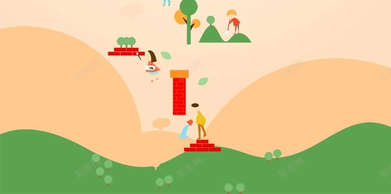 橙色渐变太阳工人H5背景psd设计背景_88icon https://88icon.com 五四 太阳 工人H5背景素材 手绘 插画 橙色 海报 渐变 青年节