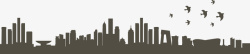 城市剪影城市建筑剪影矢量图高清图片