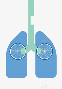 创意海报肺部素材