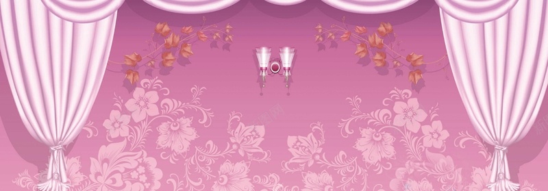 粉色窗帘背景jpg设计背景_88icon https://88icon.com 印花 窗帘 粉色 质感 灯 纹理