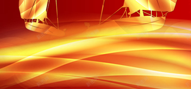 金色帆船喜庆海报背景jpg设计背景_88icon https://88icon.com 企业文化 喜庆 大气 帆船 海报背景 灯笼 背景 背景素材 金色